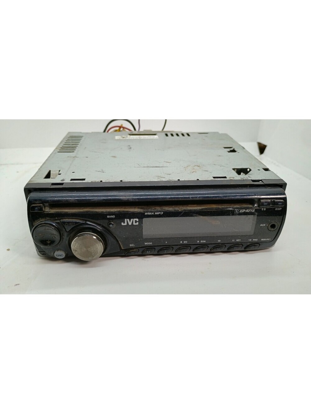 Radio, Car CD Receiver JVC KD-R210 WMA MP3 AUX - For Parts/Repair